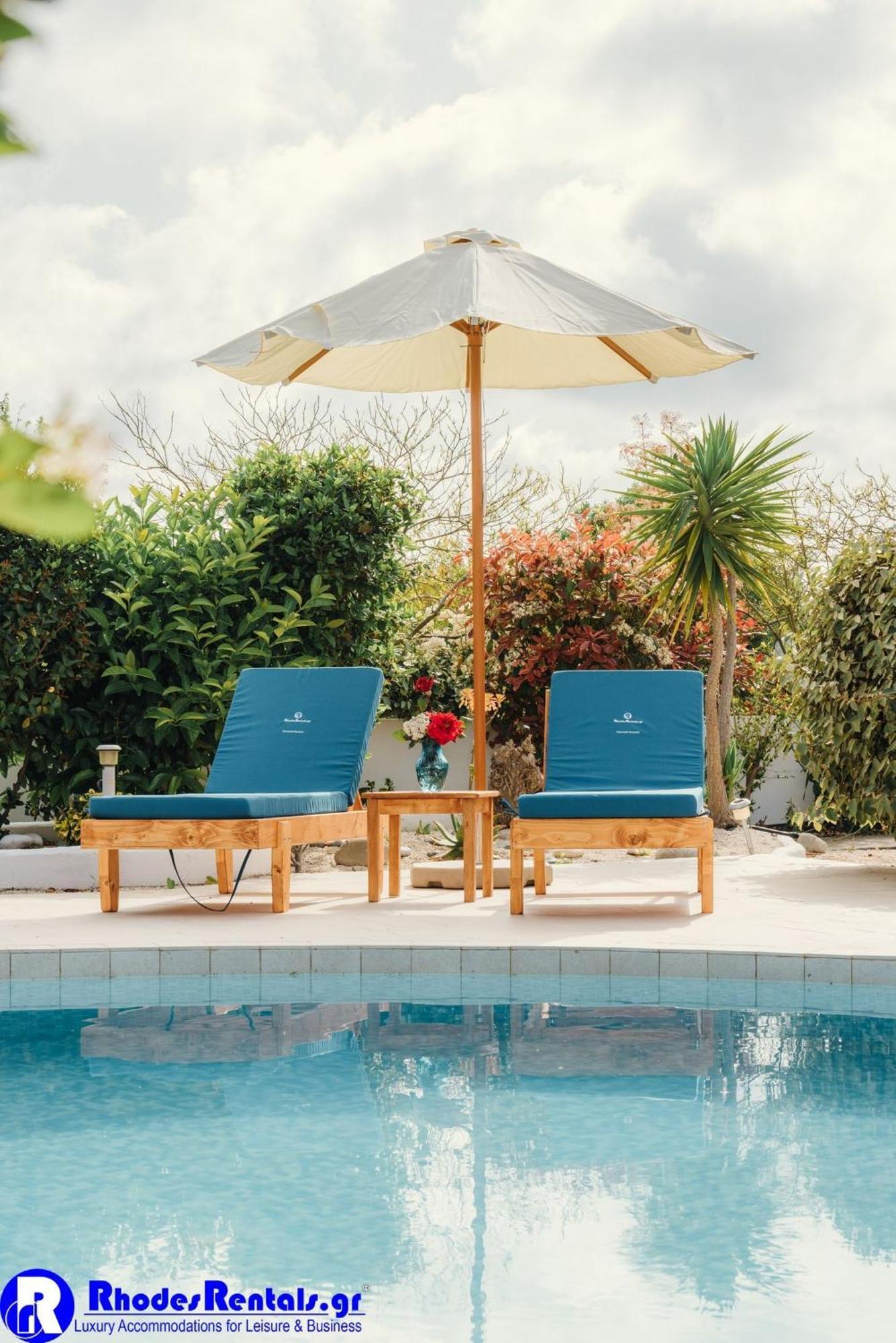 Executive Rhodes 2 Bedroom Private Pool Sea View Vila Gennadi