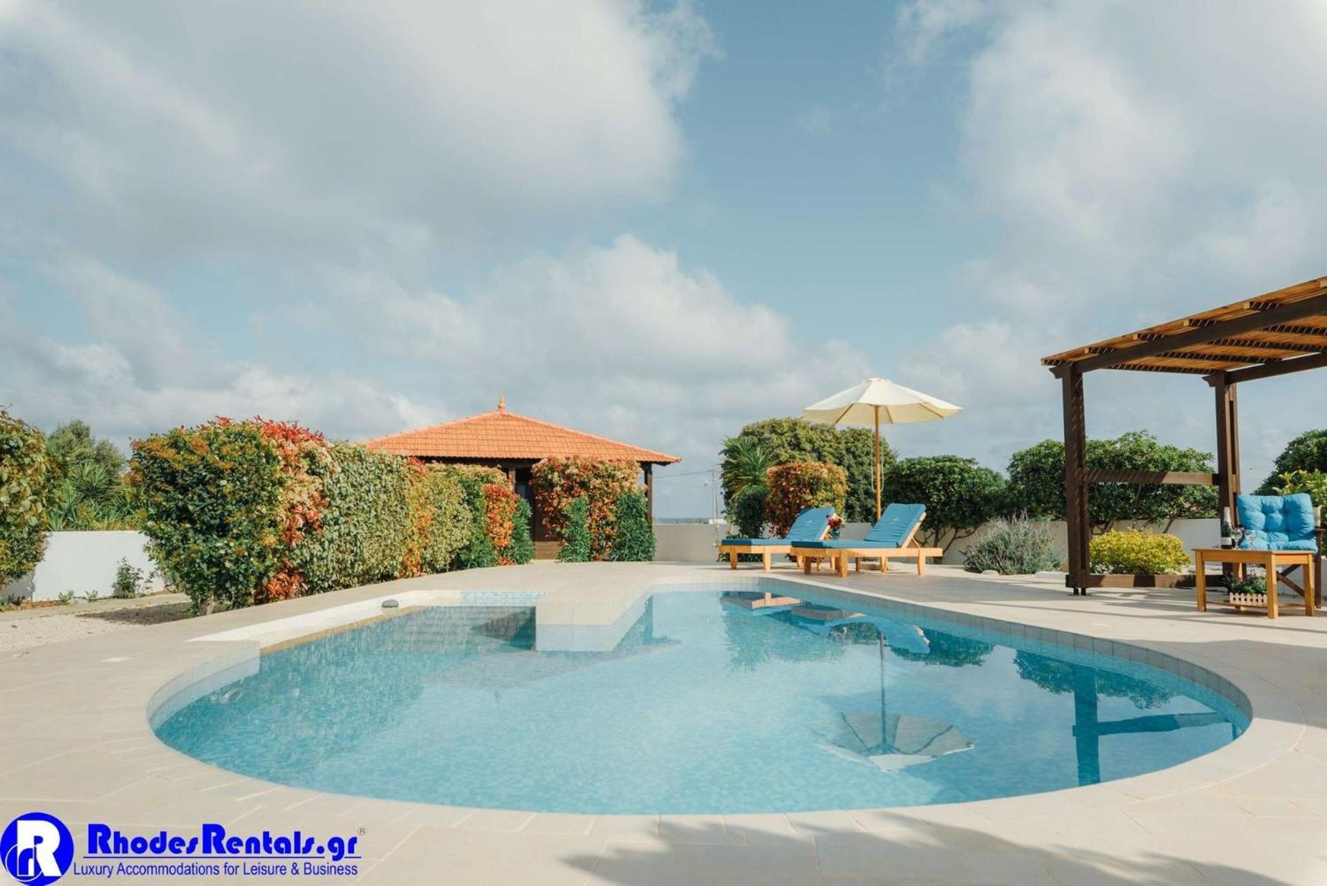 Vila Executive Rhodes 2 Bedroom Private Pool Sea View