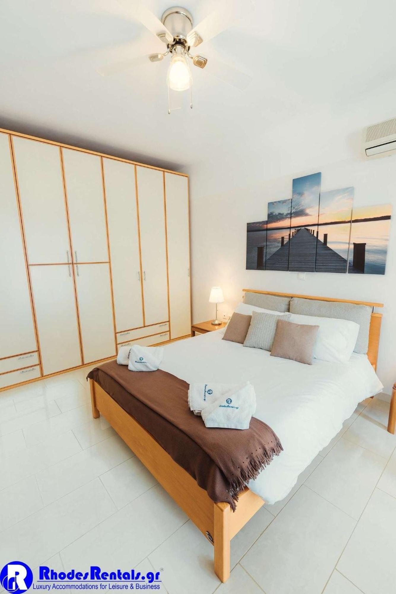 Executive Rhodes 2 Bedroom Private Pool Sea View Vila Gennadi